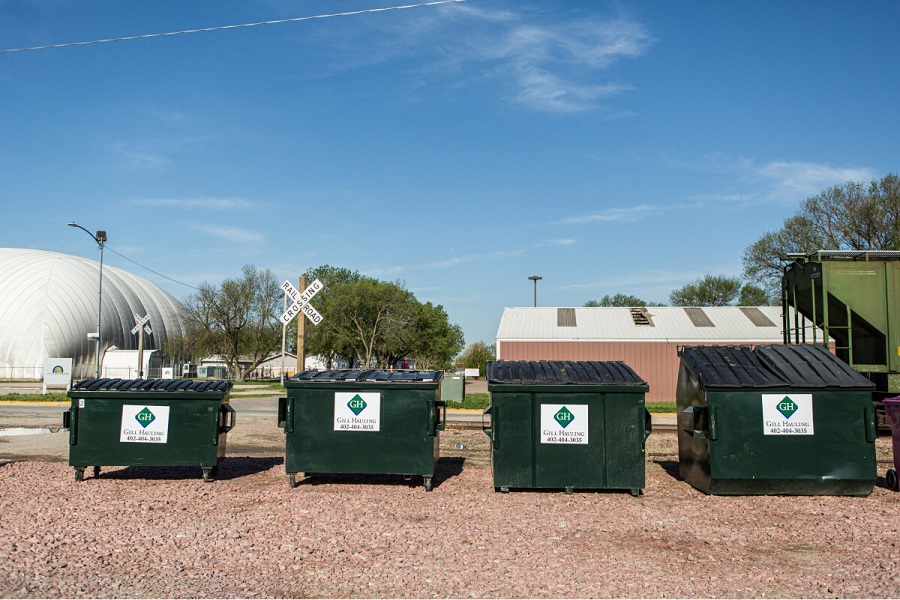 Different Sizes of Dumpsters