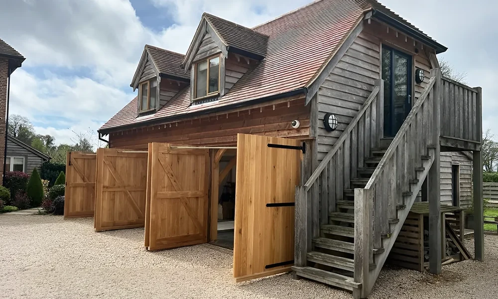 Why an Oak Garage with Room Over Represents Intelligent Use of Land and Materials